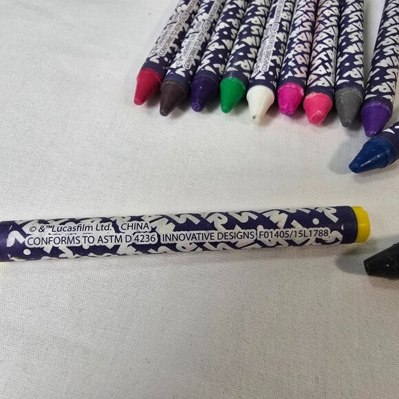 Vintage Star Wars Crayons Set of 16 Lucasfilm Licensed Collectible Kids Art (15) - Picture 2 of 4